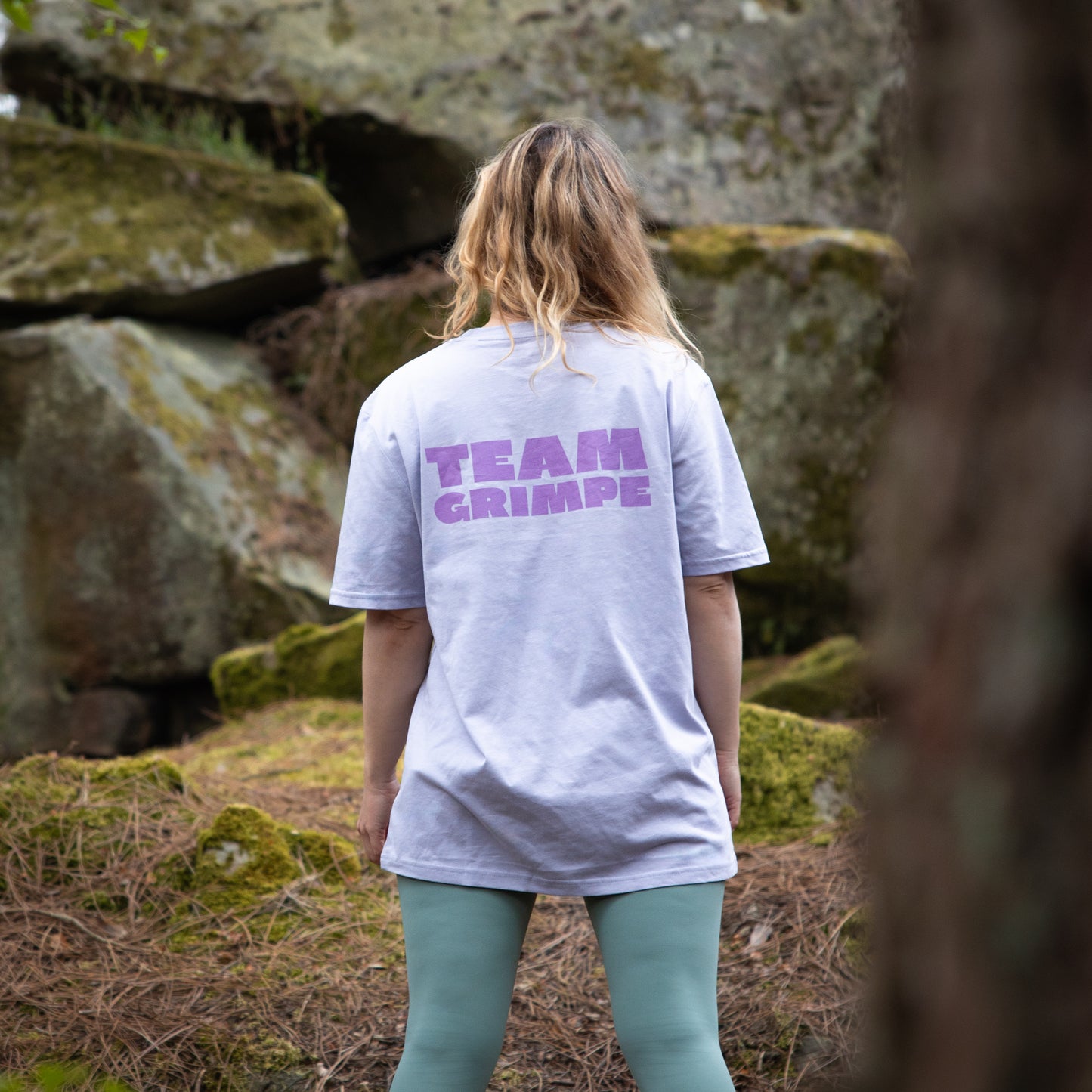 T-shirt BIO • TEAMGRIMPE Lavande